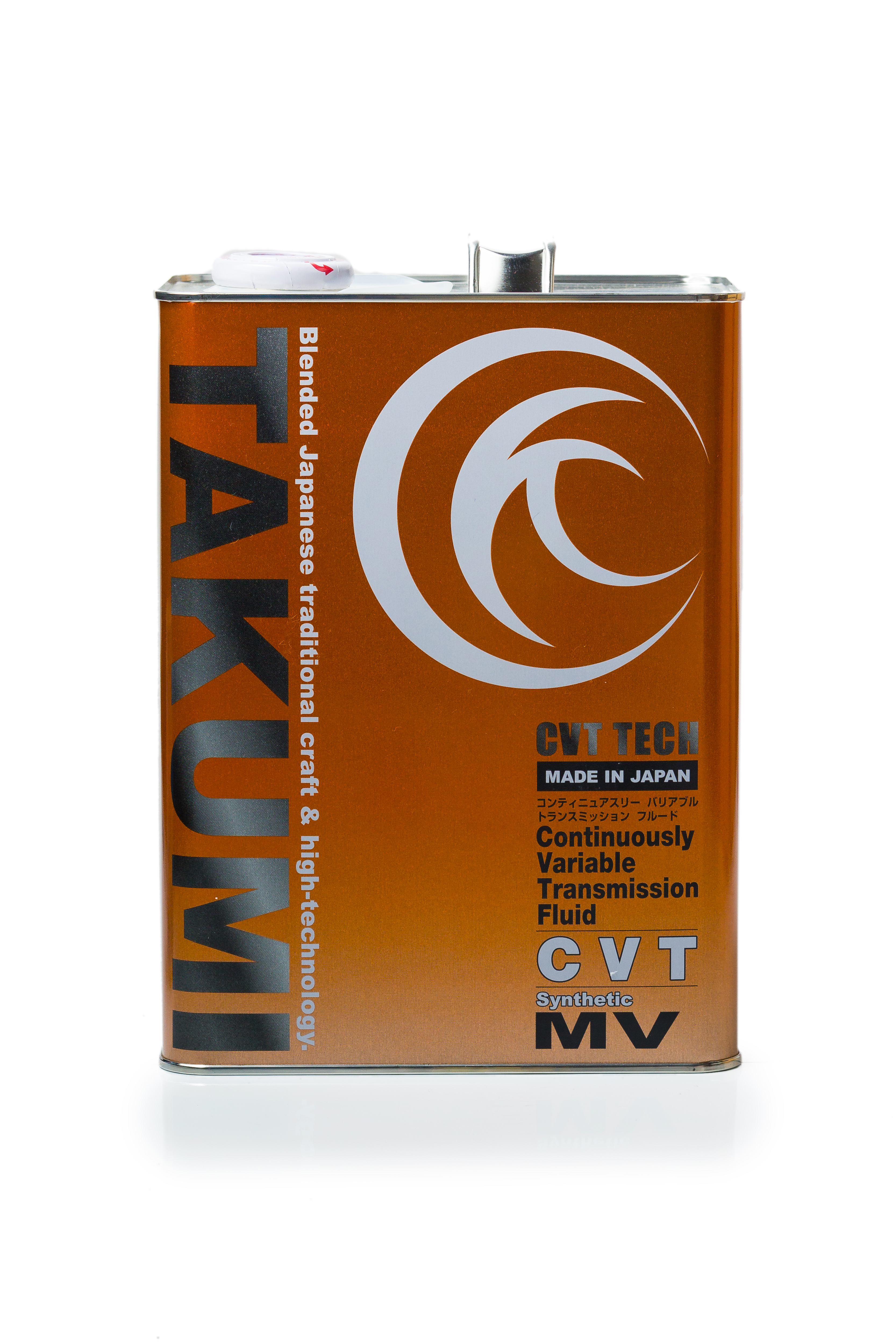 Масло трансмиссионное для вариаторов takumi CVT fluid 4л - TAKUMI CVTTC-00401