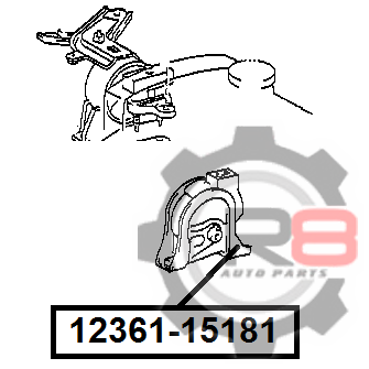 Подушка ДВС ПЕР - 4E, 5E, 4A, 5A - R8 R81236115181