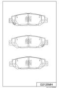 Колодки тормозные, задние d2125mh - Kashiyama D2125MH