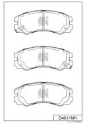 Колодки тормозные, передние d4031m - Kashiyama D4031MH