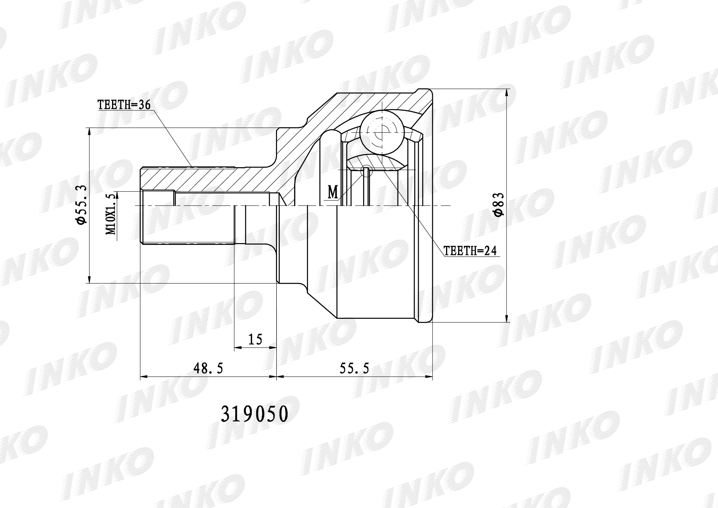 Inko 319050. Шрус FENOX cv16101 для Mazda 3. Шрус наружный Мазда 3 2.0 BK. PXC-wc103 шрус внешний.