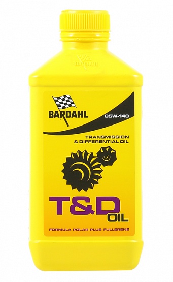 85W140 GL4/5 T&D OIL 1L (синт. трансмисионное масло) - BARDAHL 423040