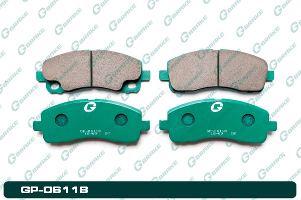 Колодки тормозные дисковые - G-brake GP-06118