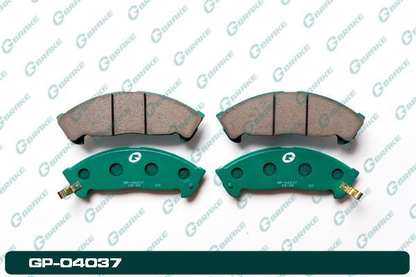 Колодки тормозные дисковые - G-brake GP-04037