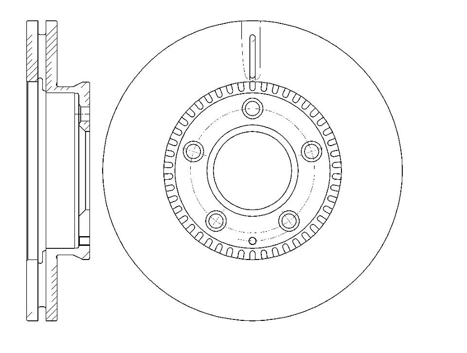 Диск тормозной - G-brake GR-20404