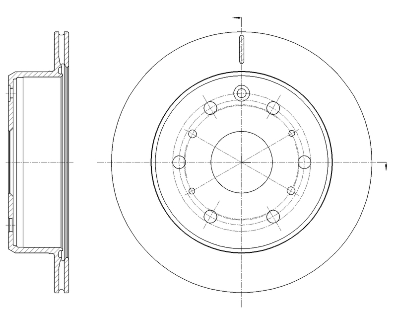 Диск тормозной - G-brake GR-20842