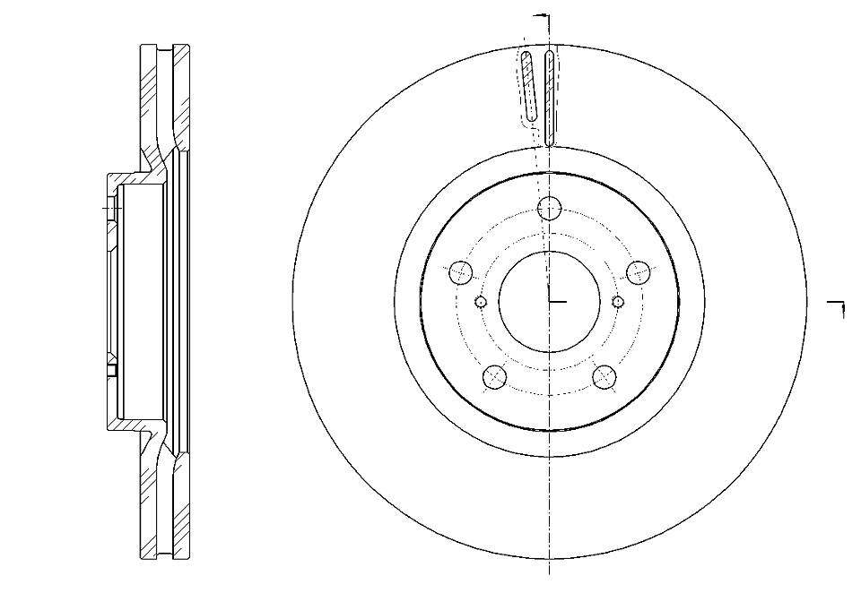 Диск тормозной G-brake GR-21149