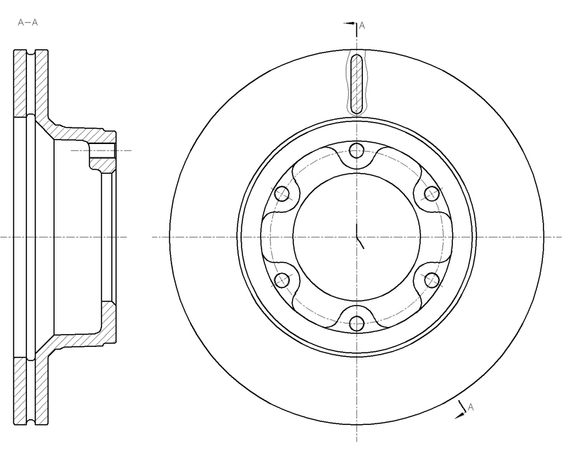 Диск тормозной G-brake gr-21240 | перед | - G-brake GR-21240