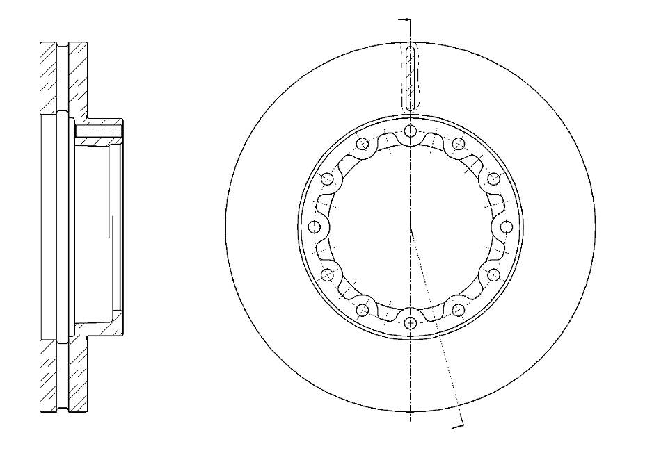 Диск тормозной G-brake gr-32295 - G-brake GR-32295