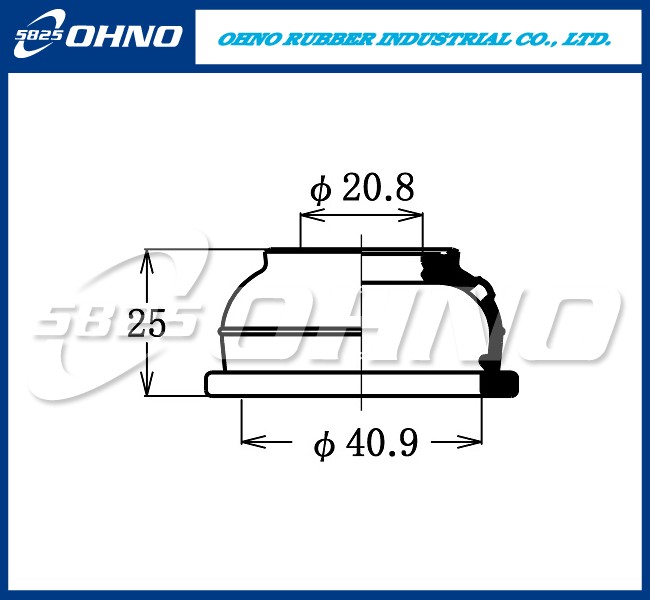Пыльник шаровой опоры 5`825 dc-2682 - 5'825 DC-2682
