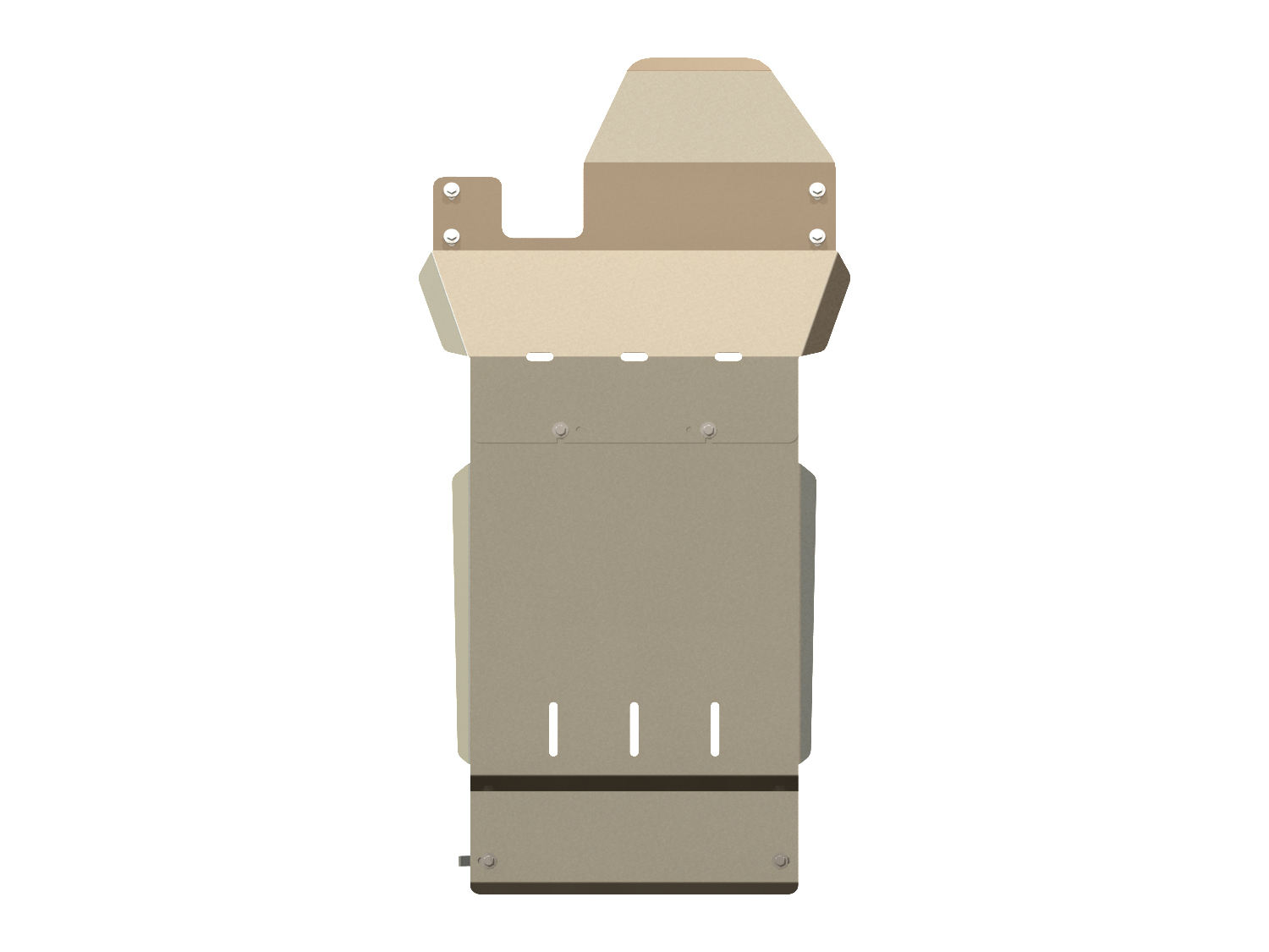 Защита КПП и РК для land rover Defender 90/110, 2 004-2 016, LD, AL 5 мм - SHERIFF 04.0841