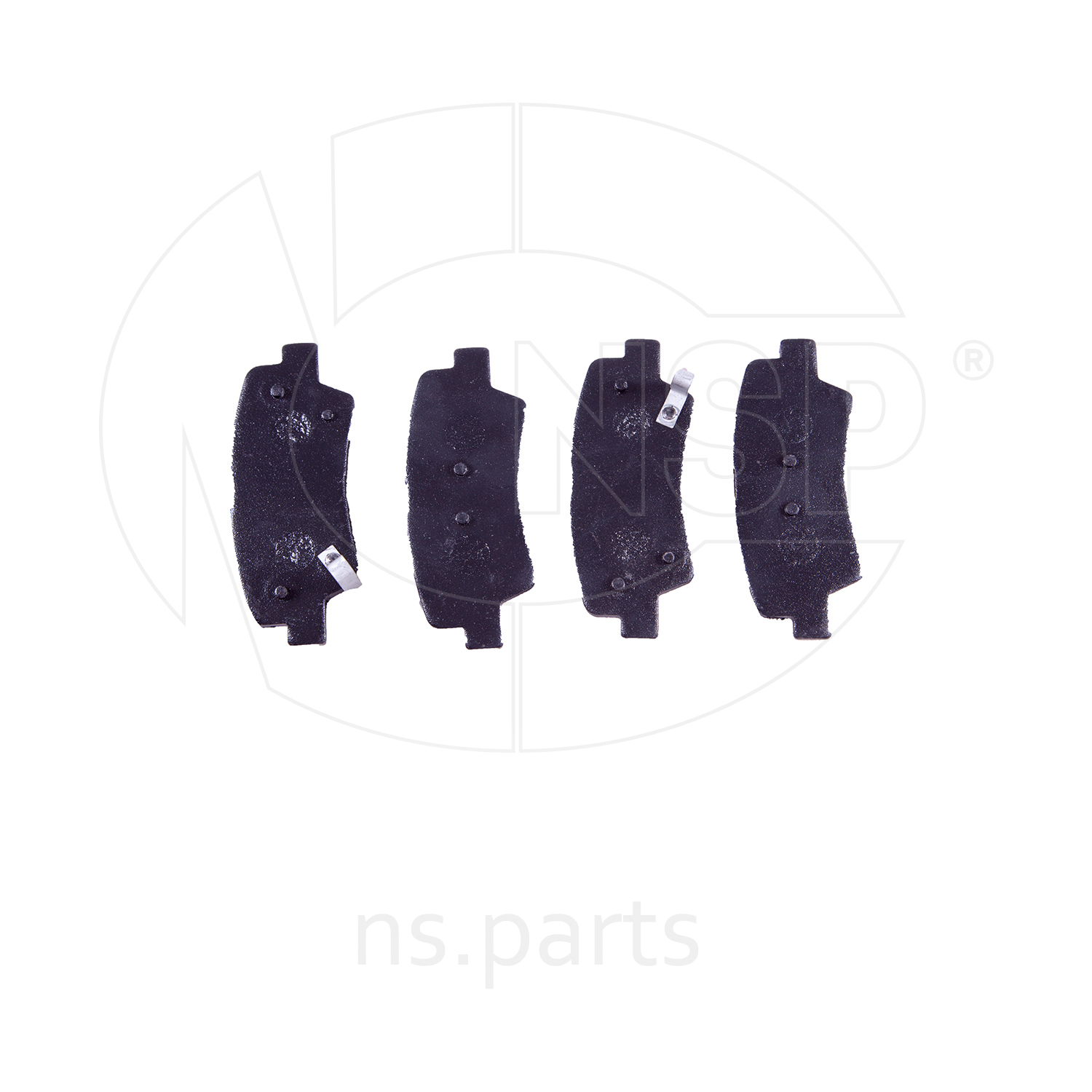 Колодки тормозные задние дисковые hyundai Solaris (11-17) - NSP NSP02583021RA30