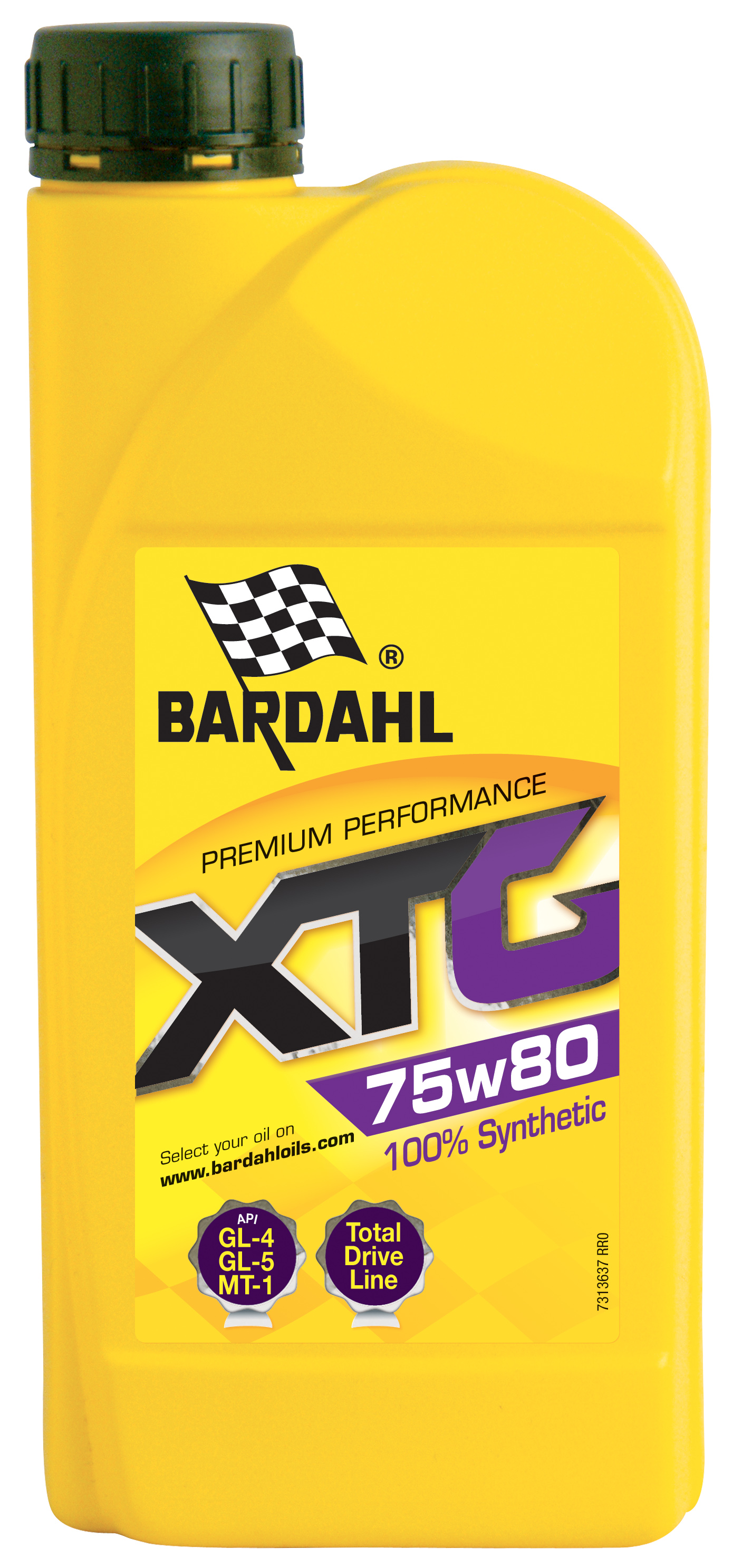 75w80 XTG GL4/GL5/MT-1 1L (синт. трансмиссионное масло) - BARDAHL 36371