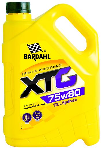 75w80 XTG GL4/GL5/MT-1 5L (синт. трансмисионное масло) - BARDAHL 36373