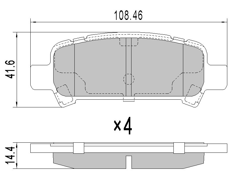 колодки тормозные SAT - SAT ST26696AG020