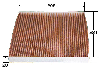 Фильтр вентиляции салона - VIC AC211EX