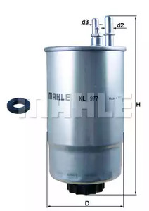 Фильтр топливный - Knecht KL977