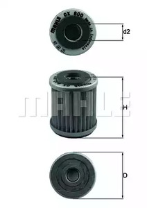 Снят с производства Фильтр масляный - Knecht OX 800