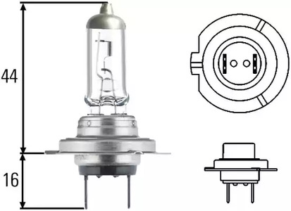 Лампа галогеновая - Hella 8GH 007 157-551