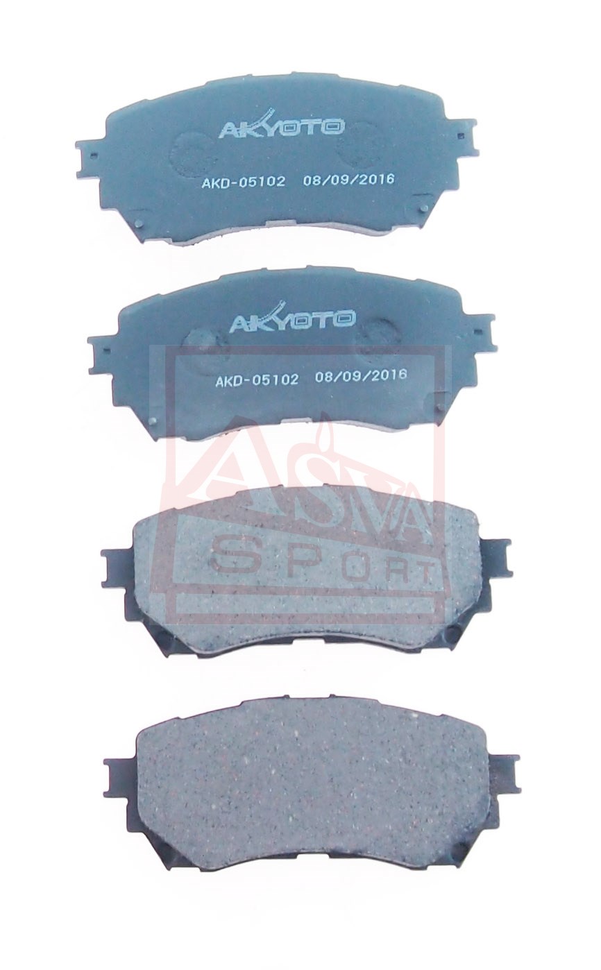 Колодки тормозные дисковые передние - Akyoto AKD-05102