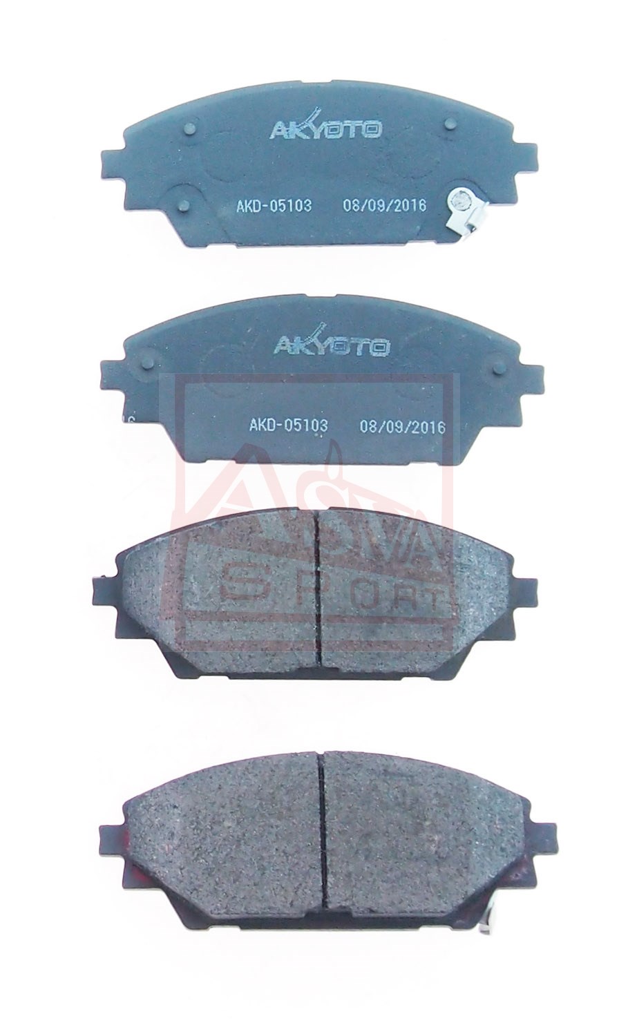 Колодки тормозные дисковые передние - Akyoto AKD-05103