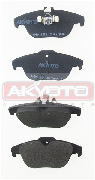 Колодки тормозные дисковые задние - Akyoto AKD-16204