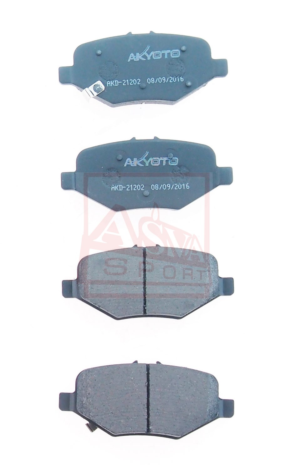Колодки тормозные дисковые задние - Akyoto AKD-21202