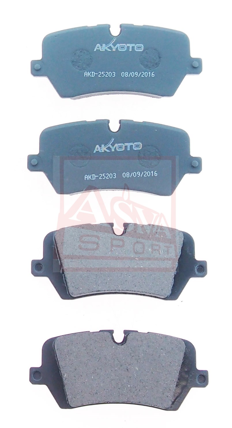 Колодки тормозные дисковые задние - Akyoto AKD-25203