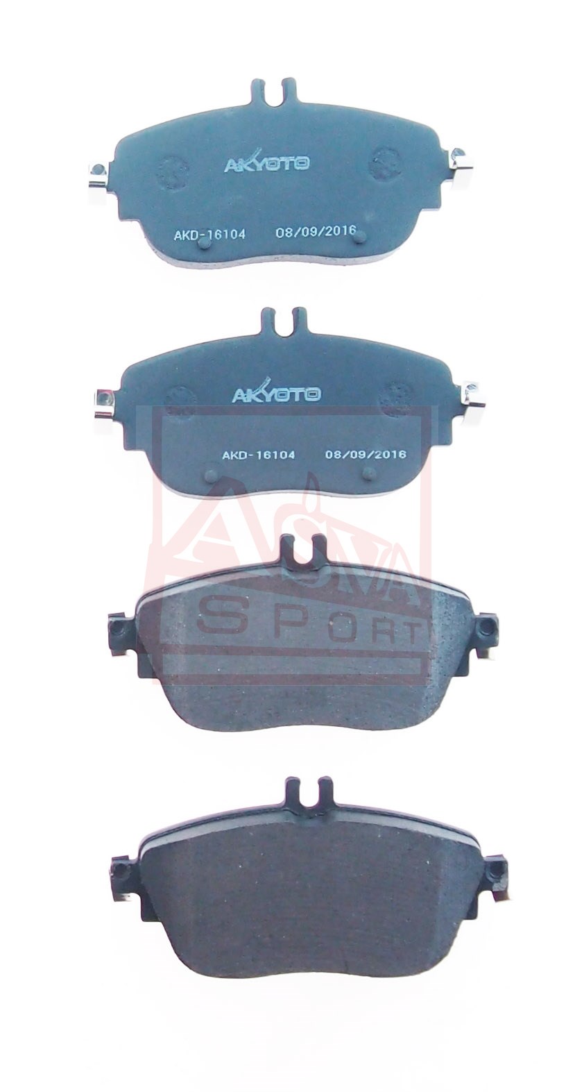 Колодки тормозные дисковые передние - Akyoto AKD-16104