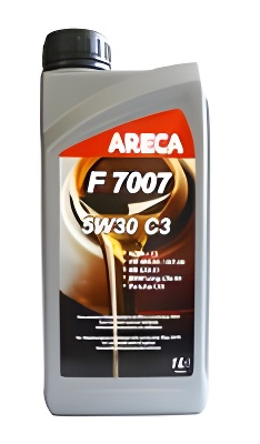 Масло моторное Areca 5w30 f7007 C3 504/507 синтетика - 1 литр - ARECA 050895