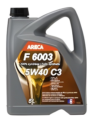 Масло моторное Areca 5w40 f6003 C3 синтетика - 5 литров - ARECA 050427