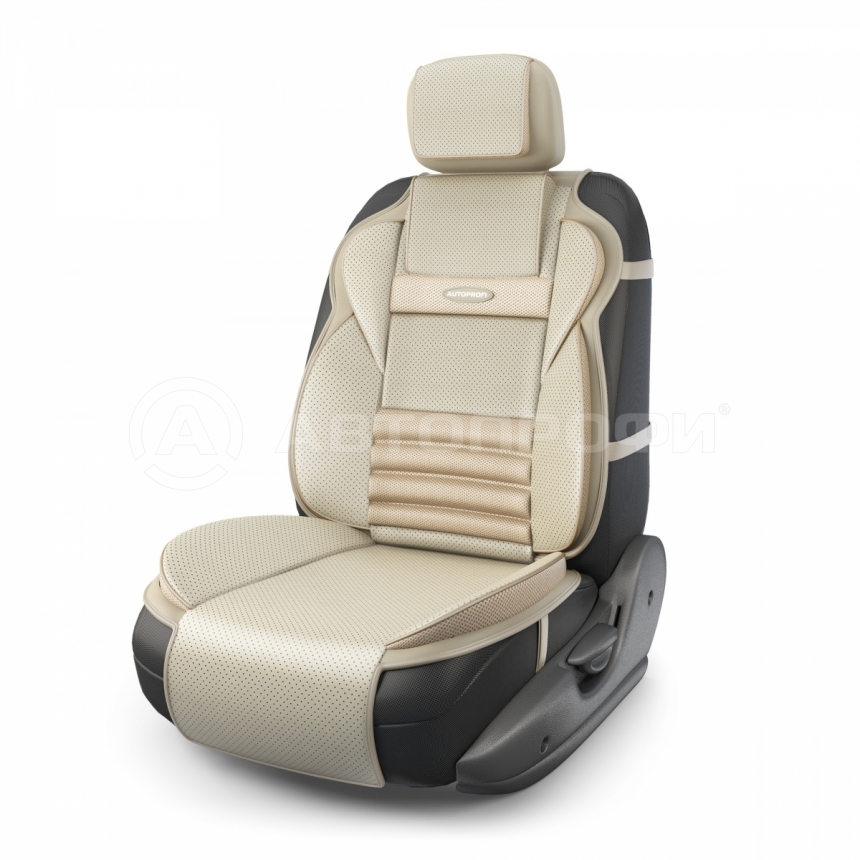 Накидка на сиденье Autoprofi Multi Comfort ортопедическая экокожа бежевая - Autoprofi MLT320GBE