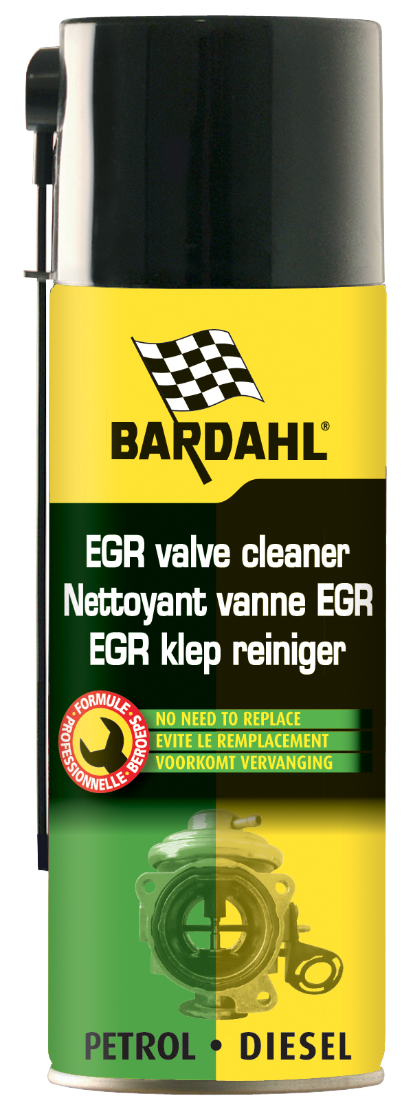 EXPORT EGR VALVE CLEANER 400мл, спрей очиститель E - BARDAHL 4326