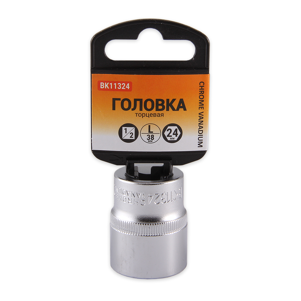 Головка 1/2 6-и гранная 24мм L=38мм - Bolk BK11324