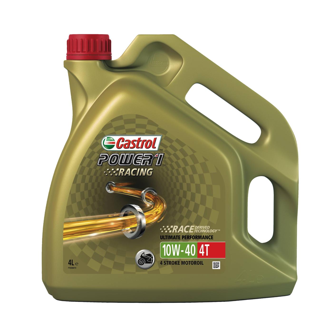 10w-40 Power 1 Racing 4T 10w-40 Масло моторное мото 4L - Castrol 159ECF