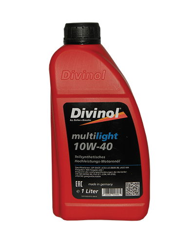 Divinol Multilight 10w-40 1L масло полусинтетическ - DIVINOL 49610C069