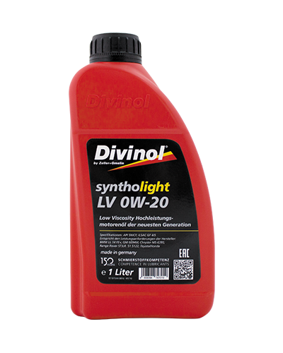 Масло мотор. синт. divinol Syntholight LV 0w-20 - 1 л. /12 - DIVINOL 49710C069