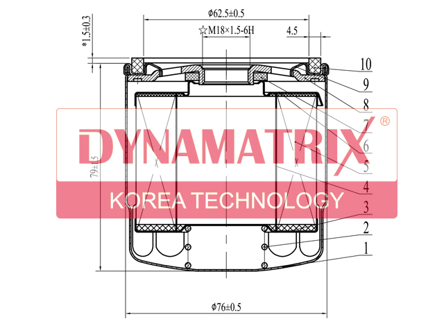 Фильтр масляный - DYNAMATRIX DOFC90