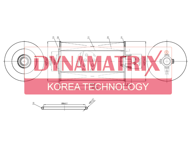 Фильтр масляный вставка - DYNAMATRIX DOFX401D