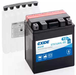 ЕТХ14АНL-ВS_аккумуляторная батарея! евро 12Ah 200a - Exide ETX14AHLBS