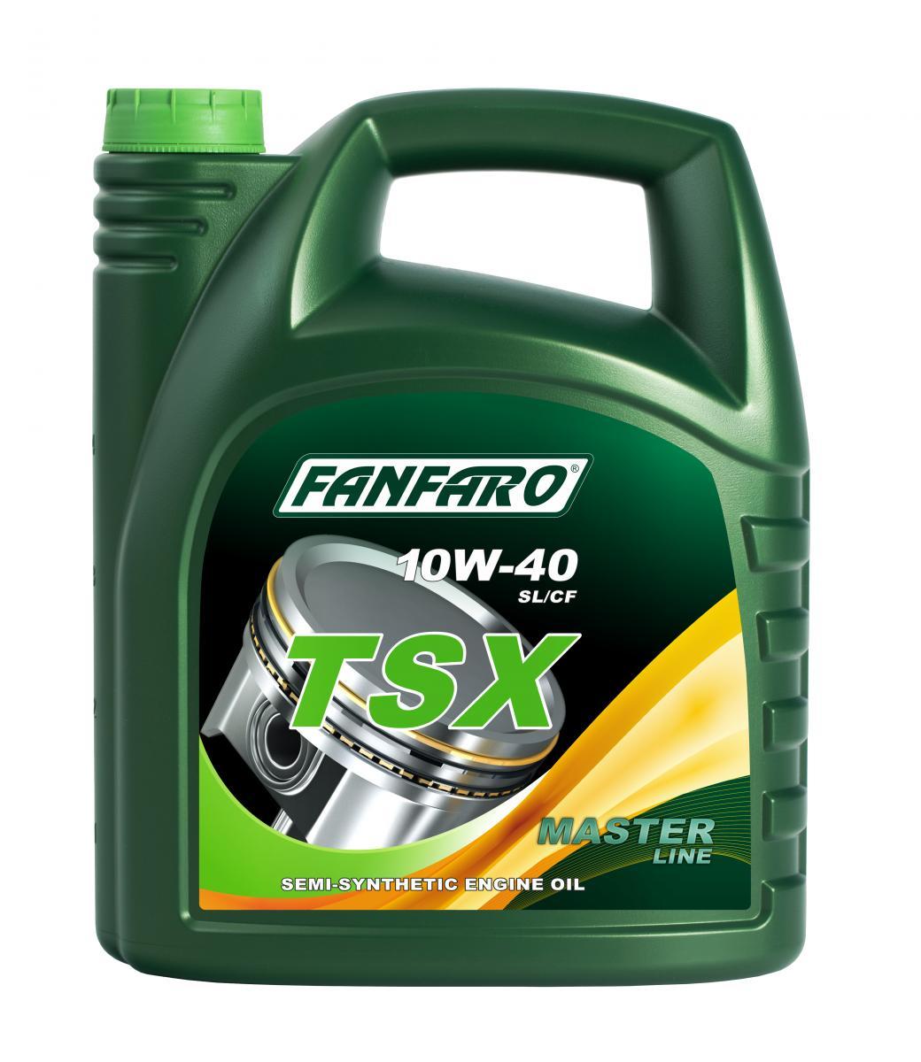 TSX 10w-40 sl/cf 5л моторное масло полусинтетика - FANFARO FF65025