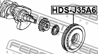 Шкив коленвала J35A6