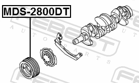 Шкив коленвала 4M40