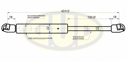 Амортизатор багажника CHR CHR 300 c touring, 09/04 - GUD GGS020178
