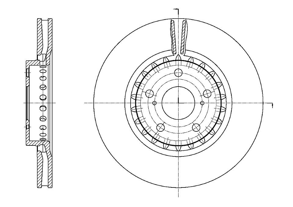 Диск тормозной G-brake GR-20823