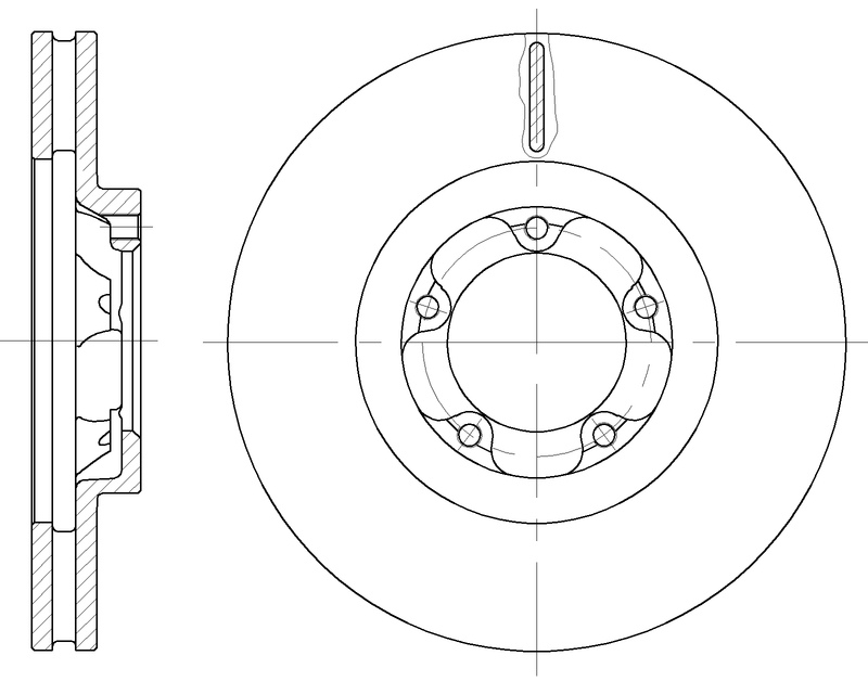 Диск тормозной G-brake gr-21060 - G-brake GR21060
