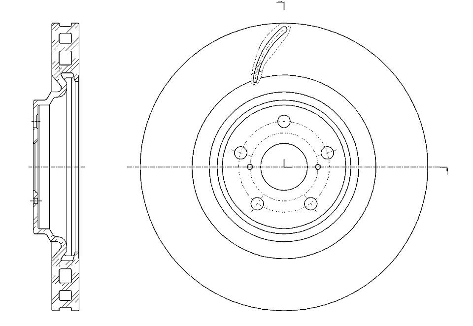 Диск тормозной G-brake gr-21219 - G-brake GR21219
