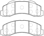 Колодки тормозные дисковые ford: truck f-150 10-, Lobo 10-, Expedition 10-, Navigator 10- - HSB HP9994