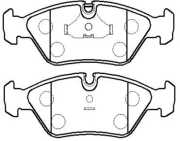 Колодки тормозные дисковые maserati Bi turbo \ bmw: e30, e28, E24 - HSB HP9332