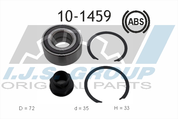Подшипник ступичный alfa romeo: mito 0.9/0.9 TwinA - IJS 101459